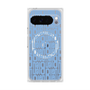 プレミアムスクエアケース with Pixelsnap［ LANVIN en Bleu - Logo Pattern - Blue ］