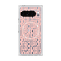 プレミアムスクエアケース with Pixelsnap［ LANVIN en Bleu - Logo Pattern - Pink ］