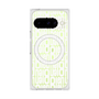 プレミアムスクエアケース with Pixelsnap［ LANVIN en Bleu - Logo Pattern - White ］