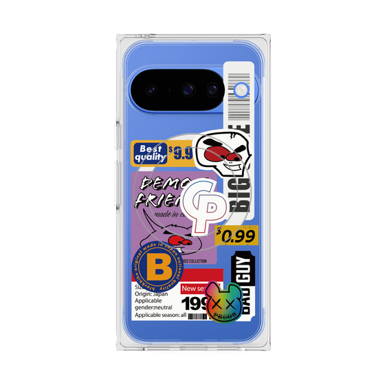 プレミアムスクエアケース with Pixelsnap［ Demon Friends Sticker .2 ］