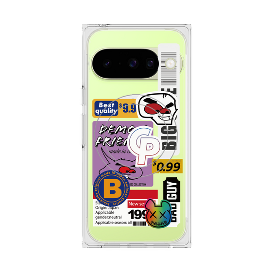 プレミアムスクエアケース with Pixelsnap［ Demon Friends Sticker .2 ］