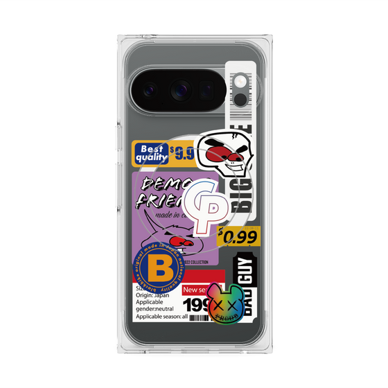プレミアムスクエアケース with Pixelsnap［ Demon Friends Sticker .2 ］