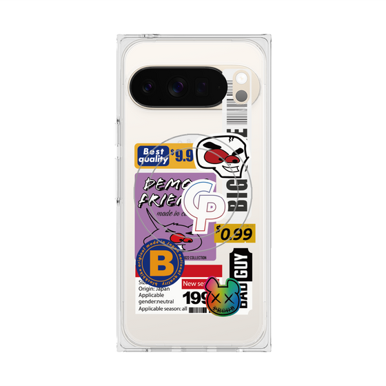 プレミアムスクエアケース with Pixelsnap［ Demon Friends Sticker .2 ］