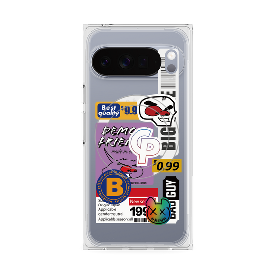 プレミアムスクエアケース with Pixelsnap［ Demon Friends Sticker .2 ］