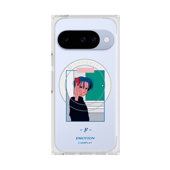 プレミアムスクエアケース with Pixelsnap［ 喜怒アイ楽 -怒- ］