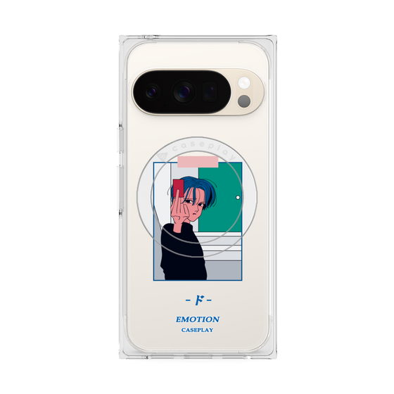 プレミアムスクエアケース with Pixelsnap［ 喜怒アイ楽 -怒- ］
