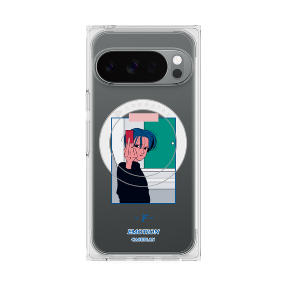 プレミアムスクエアケース with Pixelsnap［ 喜怒アイ楽 -怒- ］