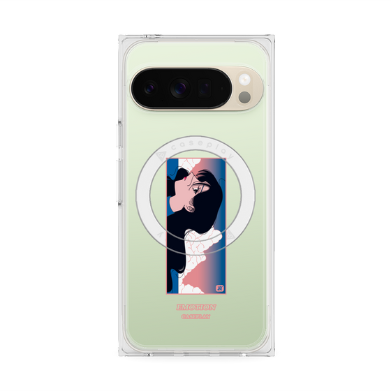 プレミアムスクエアケース with Pixelsnap［ 喜怒アイ楽 -哀- ］