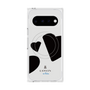 プレミアムスクエアケース with Pixelsnap［ LANVIN en Bleu Hearts Black - ランバン ハート ブラック ］