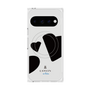 プレミアムスクエアケース with Pixelsnap［ LANVIN en Bleu Hearts Black - ランバン ハート ブラック ］