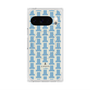 プレミアムスクエアケース with Pixelsnap［ LANVIN en Bleu Monogram Blue - ランバン ブルーモノグラム ］
