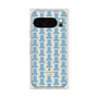 プレミアムスクエアケース with Pixelsnap［ LANVIN en Bleu Monogram Blue - ランバン ブルーモノグラム ］