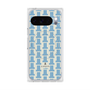 プレミアムスクエアケース with Pixelsnap［ LANVIN en Bleu Monogram Blue - ランバン ブルーモノグラム ］