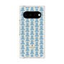 プレミアムスクエアケース with Pixelsnap［ LANVIN en Bleu Monogram Blue - ランバン ブルーモノグラム ］