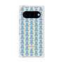 プレミアムスクエアケース with Pixelsnap［ LANVIN en Bleu Monogram Blue - ランバン ブルーモノグラム ］