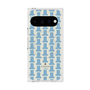 プレミアムスクエアケース with Pixelsnap［ LANVIN en Bleu Monogram Blue - ランバン ブルーモノグラム ］