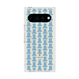 プレミアムスクエアケース with Pixelsnap［ LANVIN en Bleu Monogram Blue - ランバン ブルーモノグラム ］