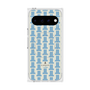 プレミアムスクエアケース with Pixelsnap［ LANVIN en Bleu Monogram Blue - ランバン ブルーモノグラム ］