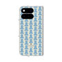 プレミアムスクエアケース with Pixelsnap［ LANVIN en Bleu Monogram Blue - ランバン ブルーモノグラム ］
