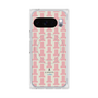 プレミアムスクエアケース with Pixelsnap［ LANVIN en Bleu Monogram Red - ランバン レッドモノグラム ］