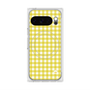 プレミアムスクエアケース with Pixelsnap［ Checkered Yellow - ギンガムチェック イエロー ］