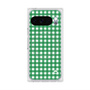 プレミアムスクエアケース with Pixelsnap［ Checkered Green - ギンガムチェック グリーン ］