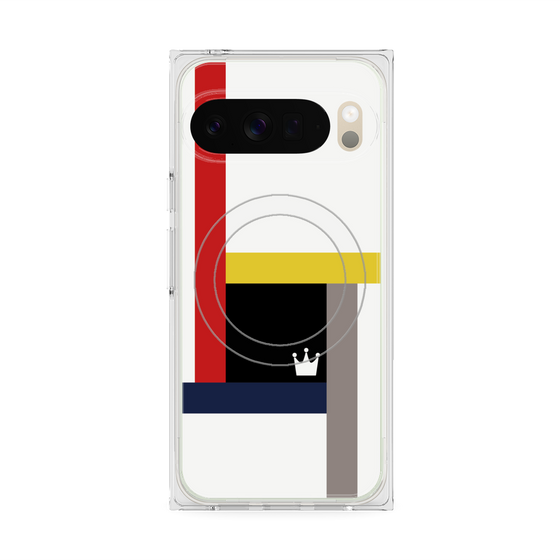 プレミアムスクエアケース with Pixelsnap［ BAUHAUS vibes - バウハウスバイヴス ］