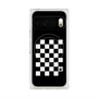 プレミアムスクエアケース with Pixelsnap［ Racing checkered flag - レーシングチェッカーフラッグ ］