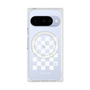 プレミアムスクエアケース with Pixelsnap［ Racing checkered flag White - レーシングチェッカーフラッグ ホワイト ］