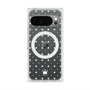 プレミアムスクエアケース with Pixelsnap［ CASEPLAY Crown dots White - ケースプレイ・クラウン・ドッツ ホワイト ］