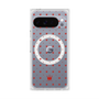 プレミアムスクエアケース with Pixelsnap［ CASEPLAY Crown dots Red - ケースプレイ・クラウン・ドッツ レッド ］