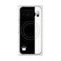 プレミアムスクエアケース with Pixelsnap［ CASEPLAY Bi-Colors Black & White - ケースプレイ・バイカラー ブラック＆ホワイト ］