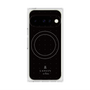 プレミアムスクエアケース with Pixelsnap［ LANVIN en Bleu Tiny dots Black - ランバン ドット ブラック ］