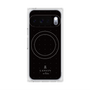 プレミアムスクエアケース with Pixelsnap［ LANVIN en Bleu Tiny dots Black - ランバン ドット ブラック ］