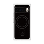 プレミアムスクエアケース with Pixelsnap［ LANVIN en Bleu Tiny dots Black - ランバン ドット ブラック ］