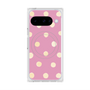 プレミアムスクエアケース with Pixelsnap［ 水彩ドット・レトロカラー - Pink ］