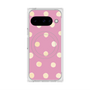 プレミアムスクエアケース with Pixelsnap［ 水彩ドット・レトロカラー - Pink ］