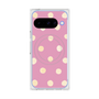 プレミアムスクエアケース with Pixelsnap［ 水彩ドット・レトロカラー - Pink ］