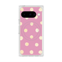 プレミアムスクエアケース with Pixelsnap［ 水彩ドット・レトロカラー - Pink ］
