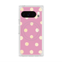 プレミアムスクエアケース with Pixelsnap［ 水彩ドット・レトロカラー - Pink ］