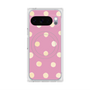 プレミアムスクエアケース with Pixelsnap［ 水彩ドット・レトロカラー - Pink ］