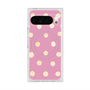 プレミアムスクエアケース with Pixelsnap［ 水彩ドット・レトロカラー - Pink ］