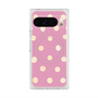 プレミアムスクエアケース with Pixelsnap［ 水彩ドット・レトロカラー - Pink ］