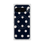 プレミアムスクエアケース with Pixelsnap［ 水彩ドット・レトロカラー - Navy ］