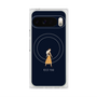 プレミアムスクエアケース with Pixelsnap［ Never Mind - Navy ］