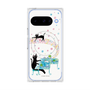 プレミアムスクエアケース with Pixelsnap［ おかべてつろう - 黒猫クロのとおりみち ］