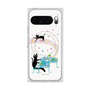 プレミアムスクエアケース with Pixelsnap［ おかべてつろう - 黒猫クロのとおりみち ］
