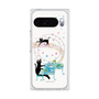 プレミアムスクエアケース with Pixelsnap［ おかべてつろう - 黒猫クロのとおりみち ］