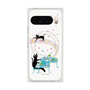 プレミアムスクエアケース with Pixelsnap［ おかべてつろう - 黒猫クロのとおりみち ］