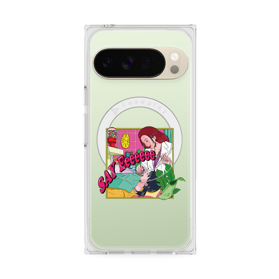 プレミアムスクエアケース with Pixelsnap［ SAY Eeeeeee ］